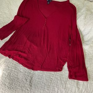 The Gap long sleeve, Vee neck sweater.   W237